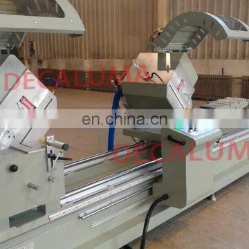 Double Head Cutting Saw Machine for Aluminum Profile Aluminum Window Making Machine