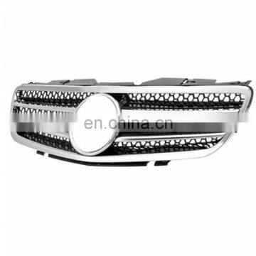 2 Черный передний решетка радиатора Fin для Mercedes Benz SL Class R230 W230 SL500 SL550 SL600 2003 - 2007 годов photo-6