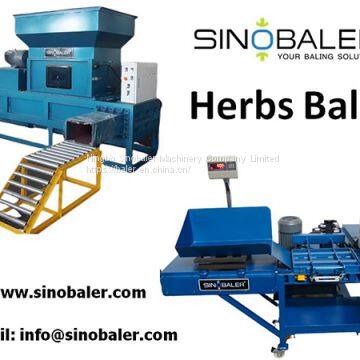 Herbs Baler Machine