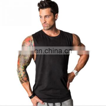 Wholesale Custom logo cheap blank plain muscle  training 100 cotton jersey thin tank top