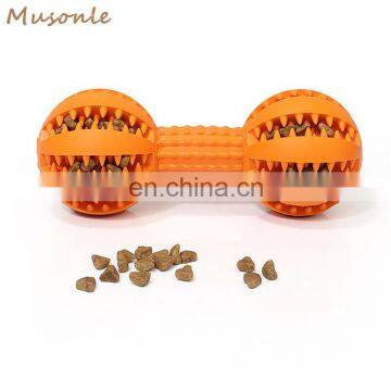 Durable Nontoxic Rubber Interactive IQ Dental Treat Teeth Cleaning Toy for Dogs photo-2