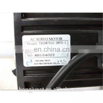 TECO 750W ac servo motor and driver TSC08751C-3NT3-1 + TSTE-20C