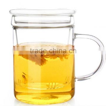 Chinese Glass Teapot Tea Cup 400ml