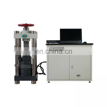 Cement Stone Concrete Brick Hydraulic Compression Testing Equipment