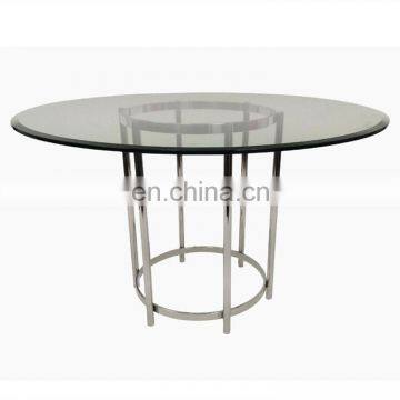 Customized toughened clear or colored glass table top