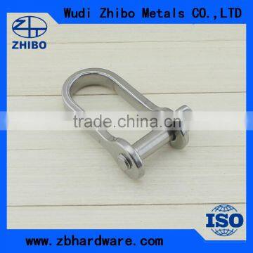 China manufacture Plate type M4-M8 Stainless steel Dee shackle