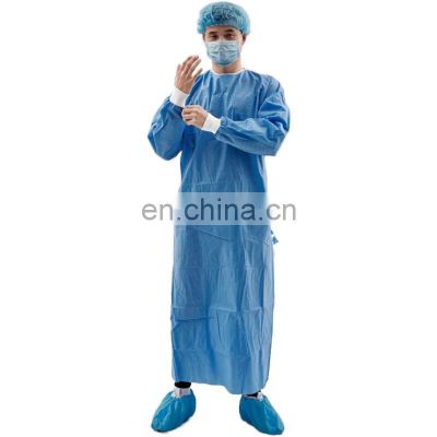 Factory Price  Non Woven Surgical Gown Steriled Disposable Surgical Gown Set