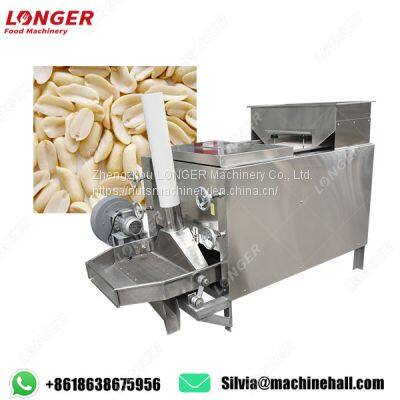 High Quality Peanut Half Cutting Machine Cocoa Bean Peeler Half Cutter