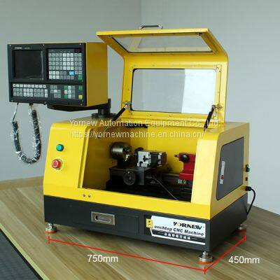 YORNEW Educational Mini CNC Lathe, vocational cnc lathe, desktop cnc, micro cnc, school cnc