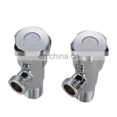 New style single handle two way outlet bronze bathroom water angle valve