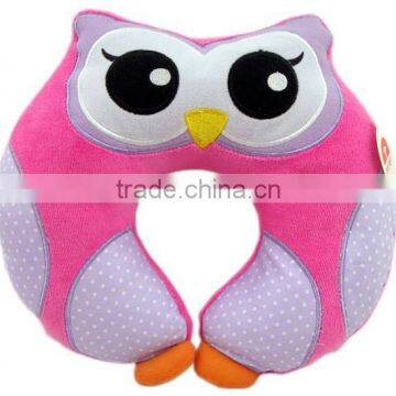 owl shaped kids neck pillow