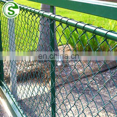 pvc coated/galvanized chain link fence with good quality