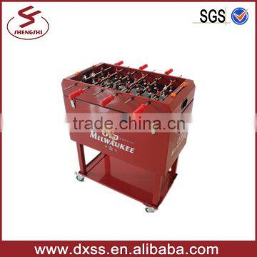 Promotional aluminum picnic table with football game