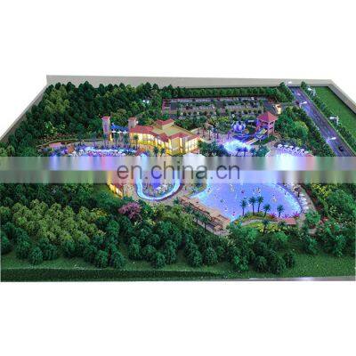 1/150 scale model for water park ,architect model making shop