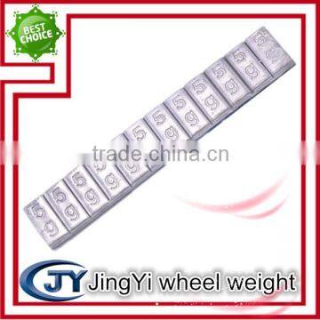 2015 hot sale Fe stick on zinc plating wheel balance weights