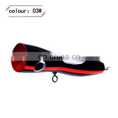 15cm 65g floating top water wood popper saltwater lure wooden bass lure