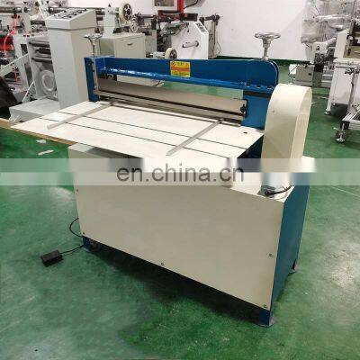 Automatic sheet leather strap cutting machine