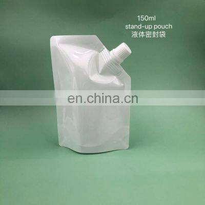 Free Sample Generic Transparent Spout Pouch Drinking Packaging Bag photo-3