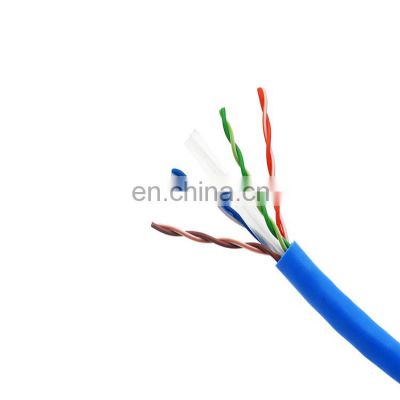 4 pairs CU/CCA cat6A  UTP/FTP/SFTP communication PE/PVC jacket lan network cable