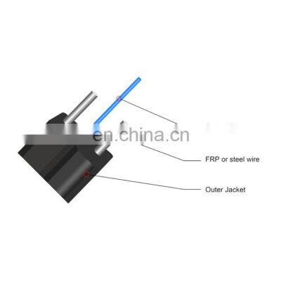 Hot Sale Indoor FTTH Drop Fiber Optical Cable 1~12core