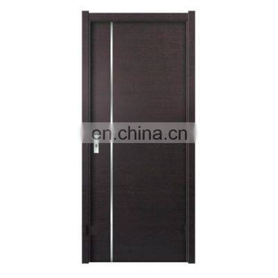 Wooden Steel Doors, Wooden Door Armoured Door With Aluminum Strips, Home Security Door photo-2