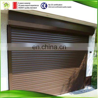 Automatic or Manual Control Aluminium Heavy Duty Sliding Garage Door Roller With Small Window photo-5