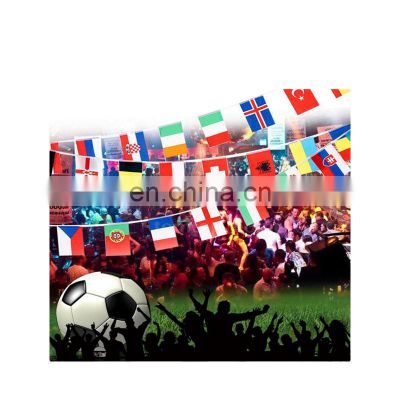 2022 World Cup Celebration National String Flags/ Bunting Flag Triangle