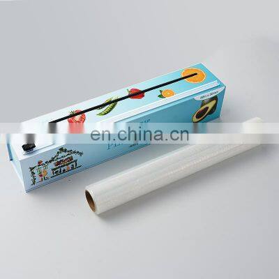 Custom Printing Cling Film Cutter BPA Free Plastic Wrap Stretch Wrap Dispenser