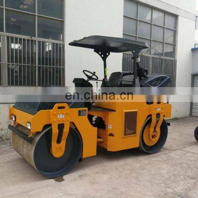 Cheap  road construction double drum vibratory 6 ton hydraulic mini vibratory road roller