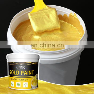 Wholesale Kinno Water-Based Gold Powder Paint for Building Coating Gold 6533 Gold Paint