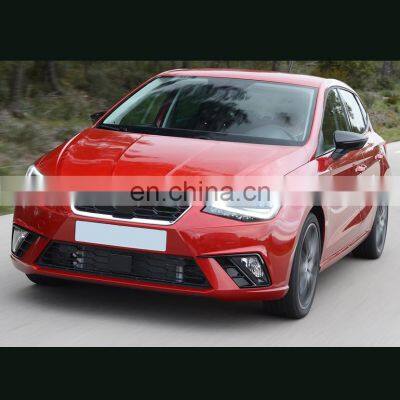 For Seat IBIZA FR 2018- Front Grille Auto Parts Accessories for Seat IBIZA FR Style Black Mesh Front Bumper Grill