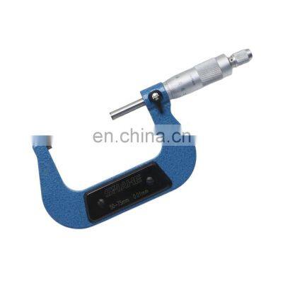 50-75mm 0.01mm high accuracy outside micrometer Mechanical micrometer