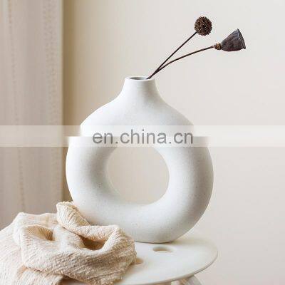 Homeware White Flower Vase Wedding Centerpieces Wholesale Canada Porcelain Simple Desktop F Modern Vases Ceramic