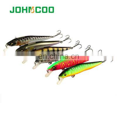 JOHNCOO Fishing Lure 100mm 10g Wobbler Sinking Minnow Hard Plastic Minnow Pike Bass Isca Artificial Tackle