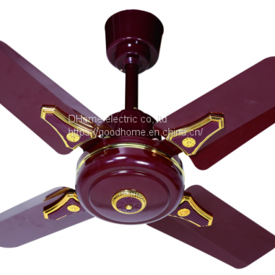 Foreign Trade 24 Inch Ceiling Fan Household Decoration Short Leaf Ceiling Fan Metal Ceiling Fan Living Room Four-leaf Ceiling Fan（Wechat:13510231336）