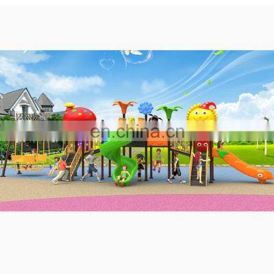 Factory wholesale plastic slide park children outdoor playground equipment