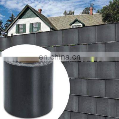 Customized PVC Zaun Sichtschutz Streifen Vertical Pvc Strip Screen Fence Germany Market photo-5