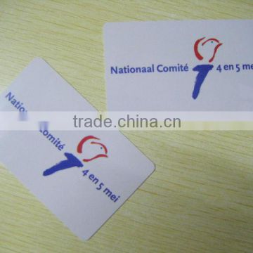 Preprinted 7P free plastic Hotel door key card