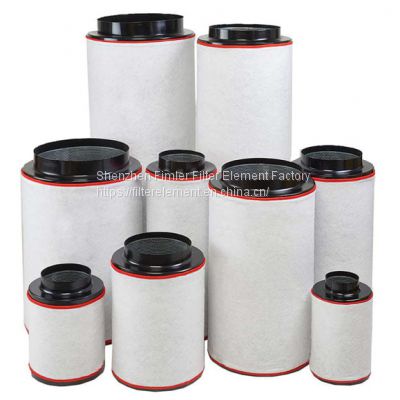 Wholesale Activated Carbon Filter for Indoor Hydroponic Plant Grow Carbon Filter Air Purifier