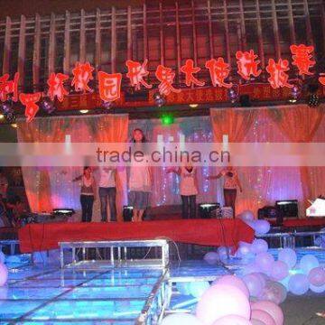 aluminum portable stage &glass stage&folding stage