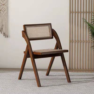Solid Wood Chair Table and Chair Combination photo-5