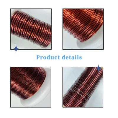 China Factory Direct Supply 0.20mm-5.0mm 200C Round Size Aluminium Enamelled Winding Wire AWG4-AWG32 Indonesia Pakistan photo-2