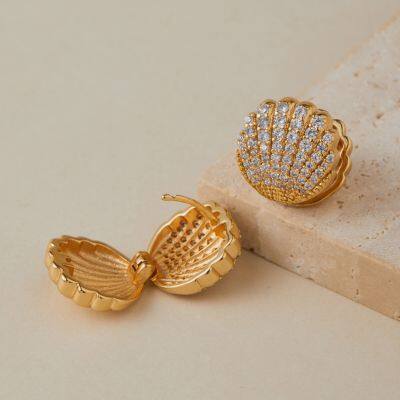 KMJ High Quality Gold Sliver Plating Tarnish Resistance and Durability Fashion Jewelry Earrings photo-3