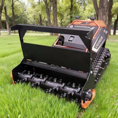 Vigorun Tech Parallel Crawler Radio Controlled Bush Trimmer Gas-Electric Hybrid LONCIN Gasoline Engine Bearing Motor