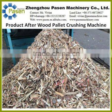 Pasen Machinery Wood Pallet Crusher/Wood Pallet Into Wood Sawdust Crushing Machine/Wood Pallet Crusher Grinder Machine