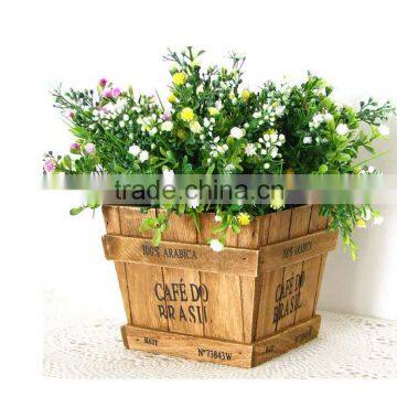 hot sale wooden flower pot/wooden box