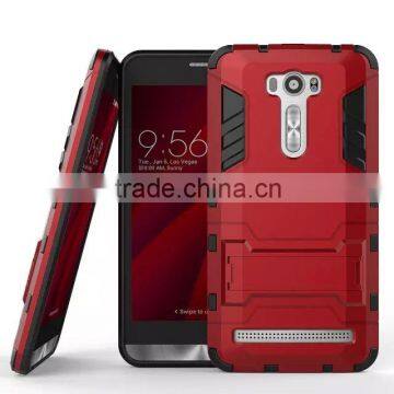 Hybrid Bracket Stand Case For ASUS ZenFone2 Armor ZE500CL 5.0 Lazer ZE550KL 5.5 ZE601KL Cover Silicone 2 in 1 Shockproof photo-3