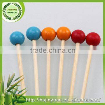 2016 Cheaper first Choice quality double-prong bamboo fruit picks