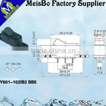 ON-ON electric switch manufacturing machine with three pins