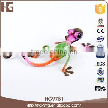 Wholesale High Quality Iron Craft Gecko Fairy Garden Ornaments